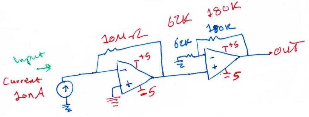 nano ammeter design